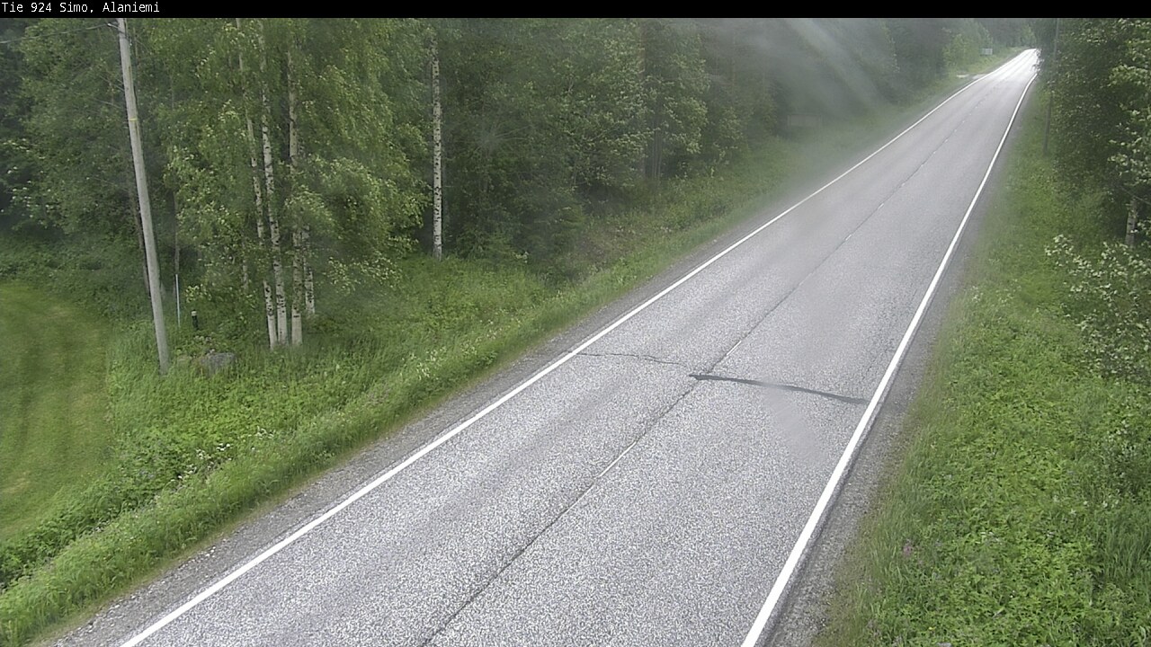 Weather Camera Image Road 924 Simo, Alaniemi, Simo, Lappi