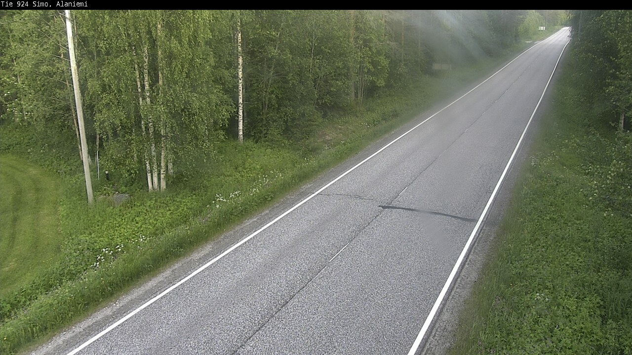 Weather Camera Image Väg 924 Simo, Alaniemi, Simo, Lappi