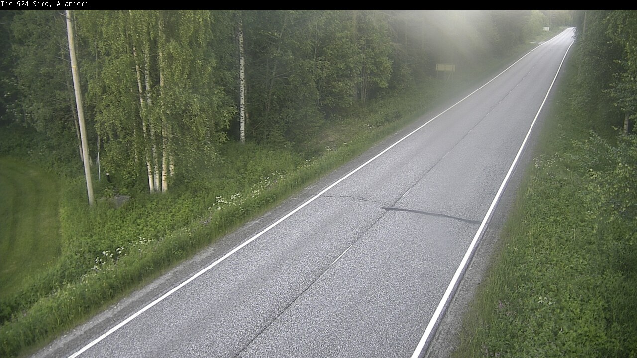 Weather Camera Image Väg 924 Simo, Alaniemi, Simo, Lappi