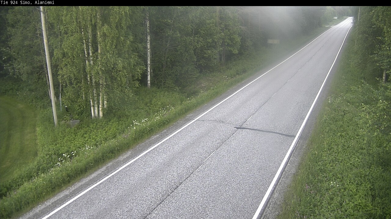 Weather Camera Image Väg 924 Simo, Alaniemi, Simo, Lappi