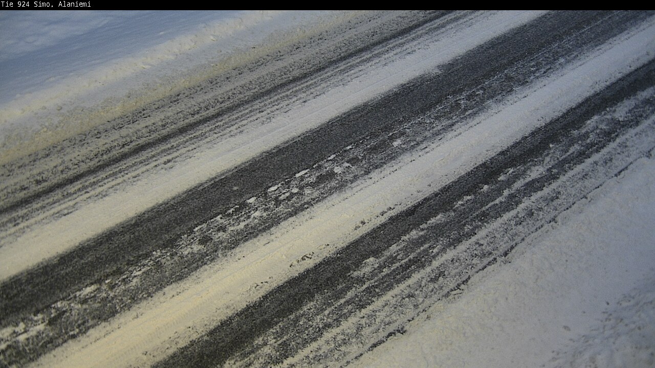 Weather Camera Image Road 924 Simo, Alaniemi, Simo, Lappi