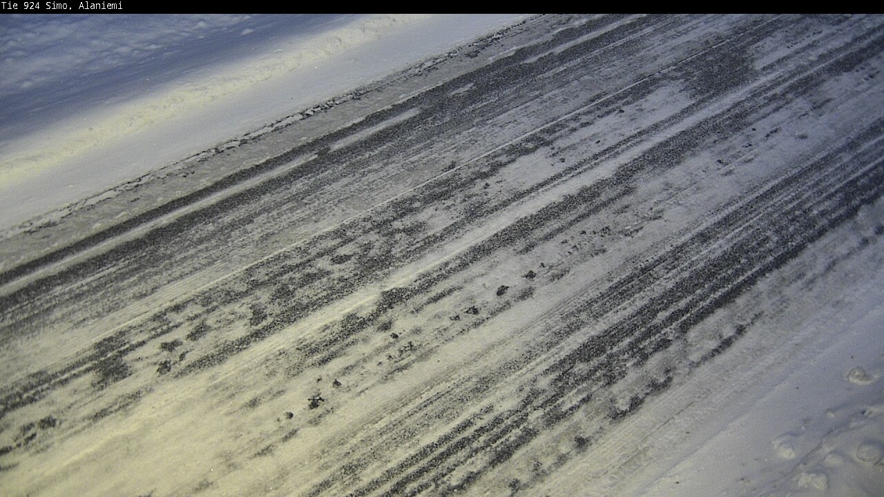 Kelikamerat Kuva Tie 924 Simo, Alaniemi, Simo, Lappi
