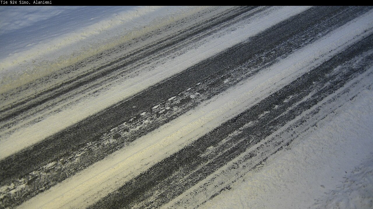 Weather Camera Image Väg 924 Simo, Alaniemi, Simo, Lappi