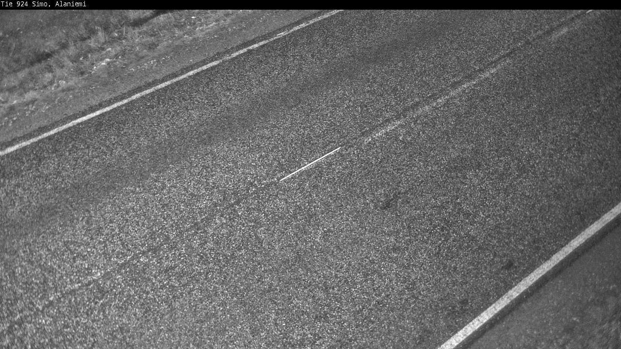 Kelikamerat Kuva Tie 924 Simo, Alaniemi, Simo, Lappi