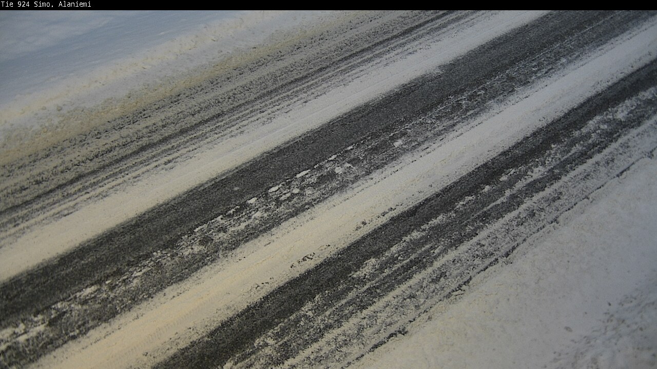 Weather Camera Image Road 924 Simo, Alaniemi, Simo, Lappi