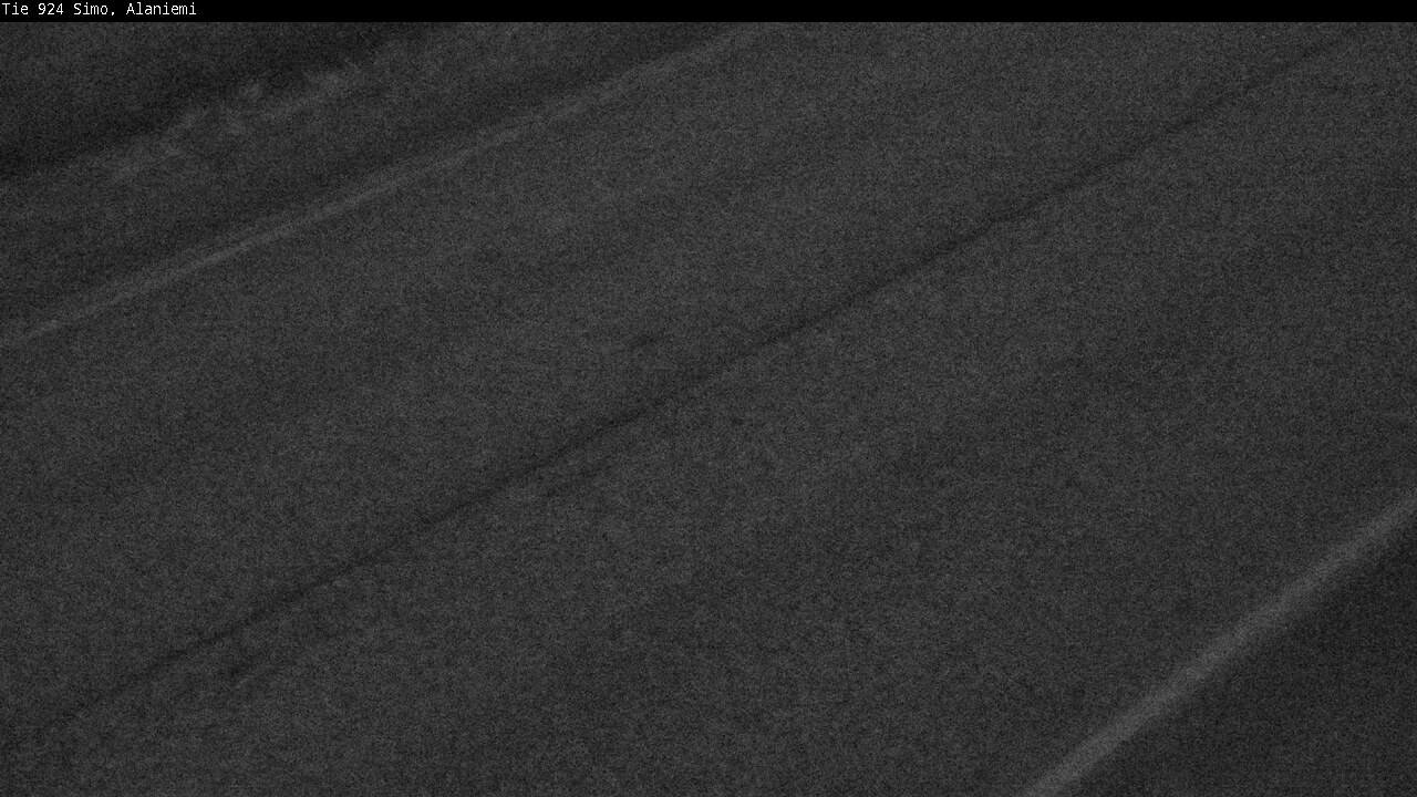 Weather Camera Image Road 924 Simo, Alaniemi, Simo, Lappi