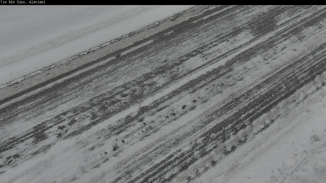 Kelikamerat Kuva Tie 924 Simo, Alaniemi, Simo, Lappi