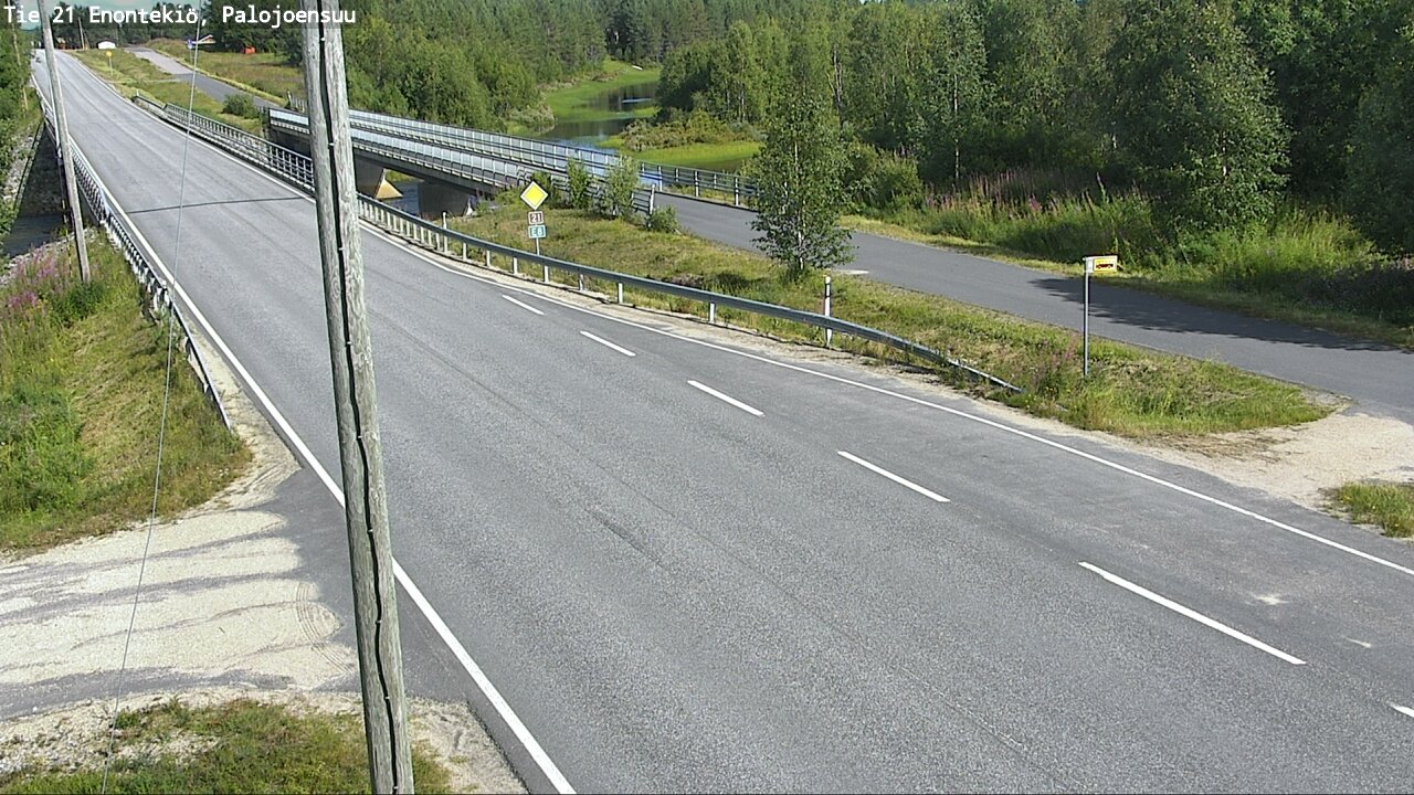 Weather Camera Image Väg 21 Enontekis, Palojoensuu, Enontekiö, Lappi
