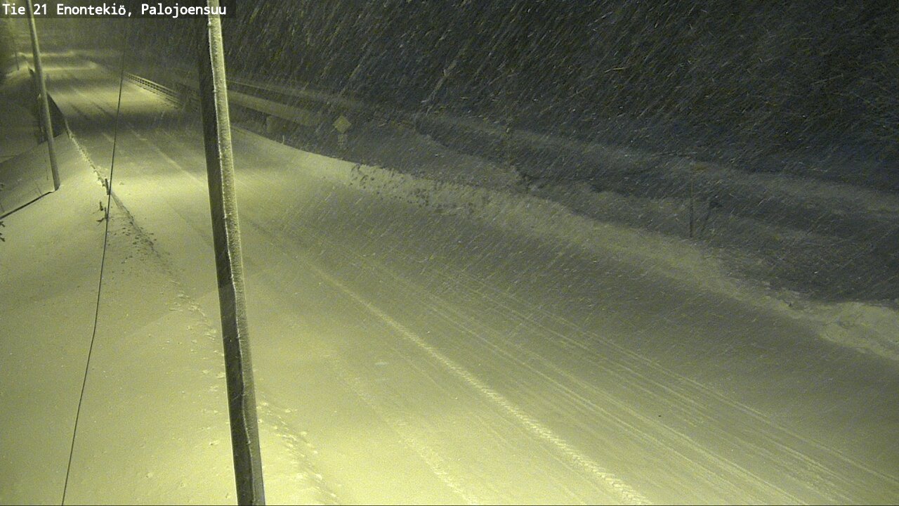 Weather Camera Image Väg 21 Enontekis, Palojoensuu, Enontekiö, Lappi