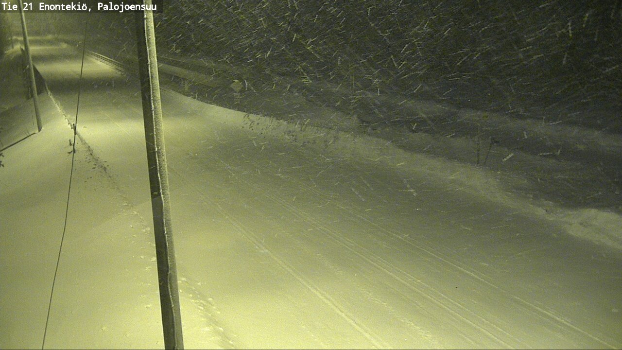 Weather Camera Image Väg 21 Enontekis, Palojoensuu, Enontekiö, Lappi