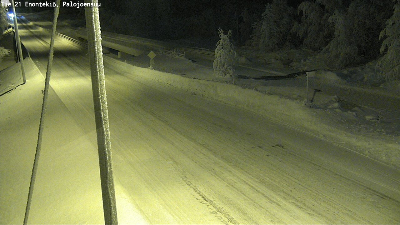 Weather Camera Image Road 21 Enontekiö, Palojoensuu, Enontekiö, Lappi