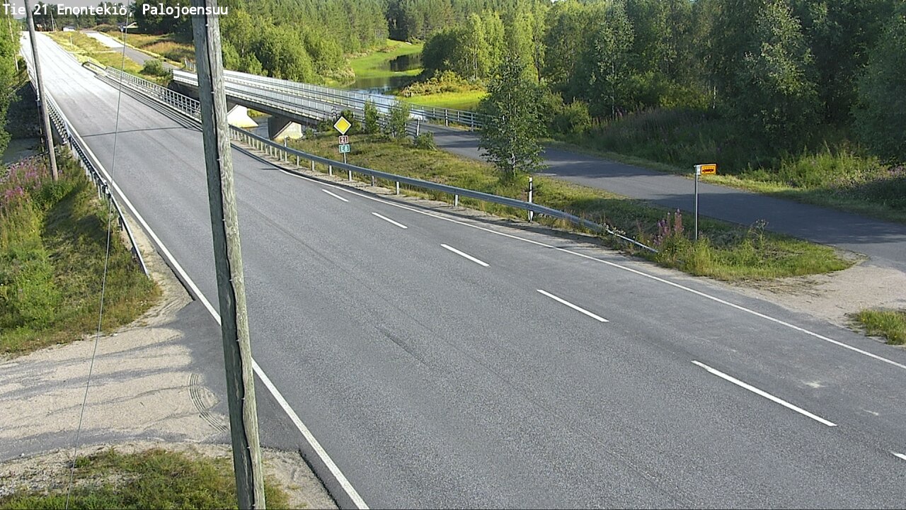Weather Camera Image Road 21 Enontekiö, Palojoensuu, Enontekiö, Lappi