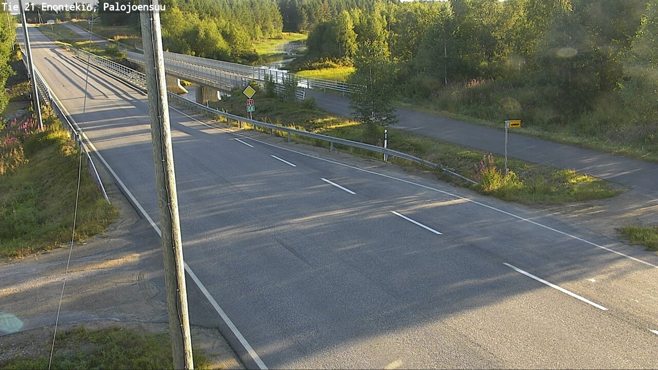 Weather Camera Image Väg 21 Enontekis, Palojoensuu, Enontekiö, Lappi