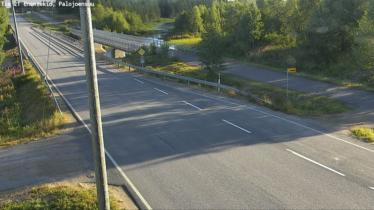 Weather Camera Image Väg 21 Enontekis, Palojoensuu, Enontekiö, Lappi
