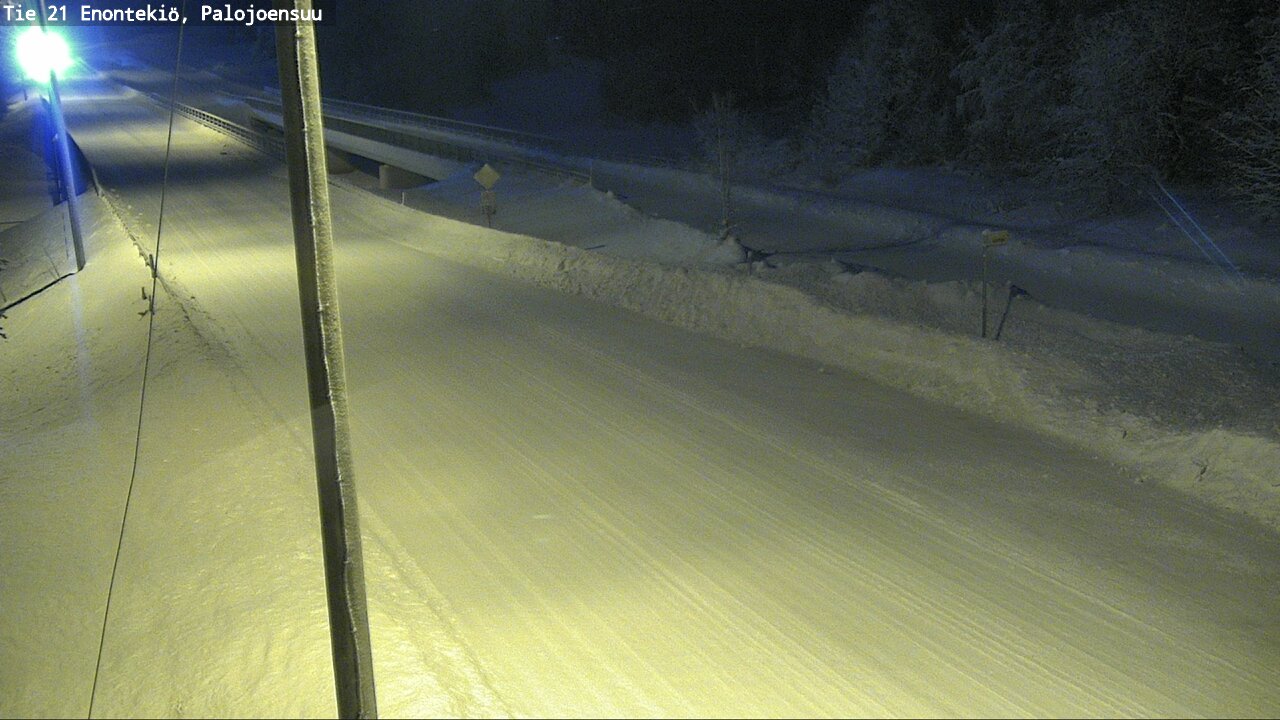 Weather Camera Image Väg 21 Enontekis, Palojoensuu, Enontekiö, Lappi