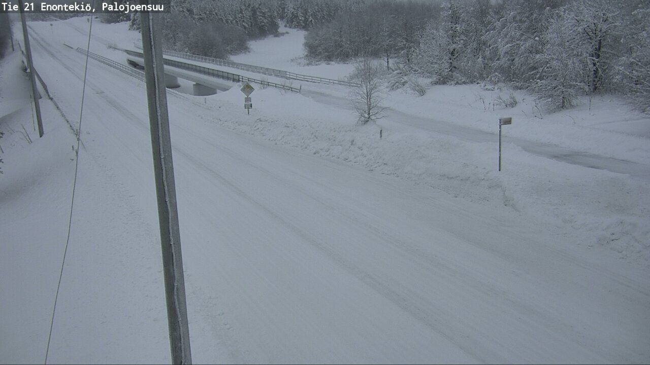 Weather Camera Image Väg 21 Enontekis, Palojoensuu, Enontekiö, Lappi