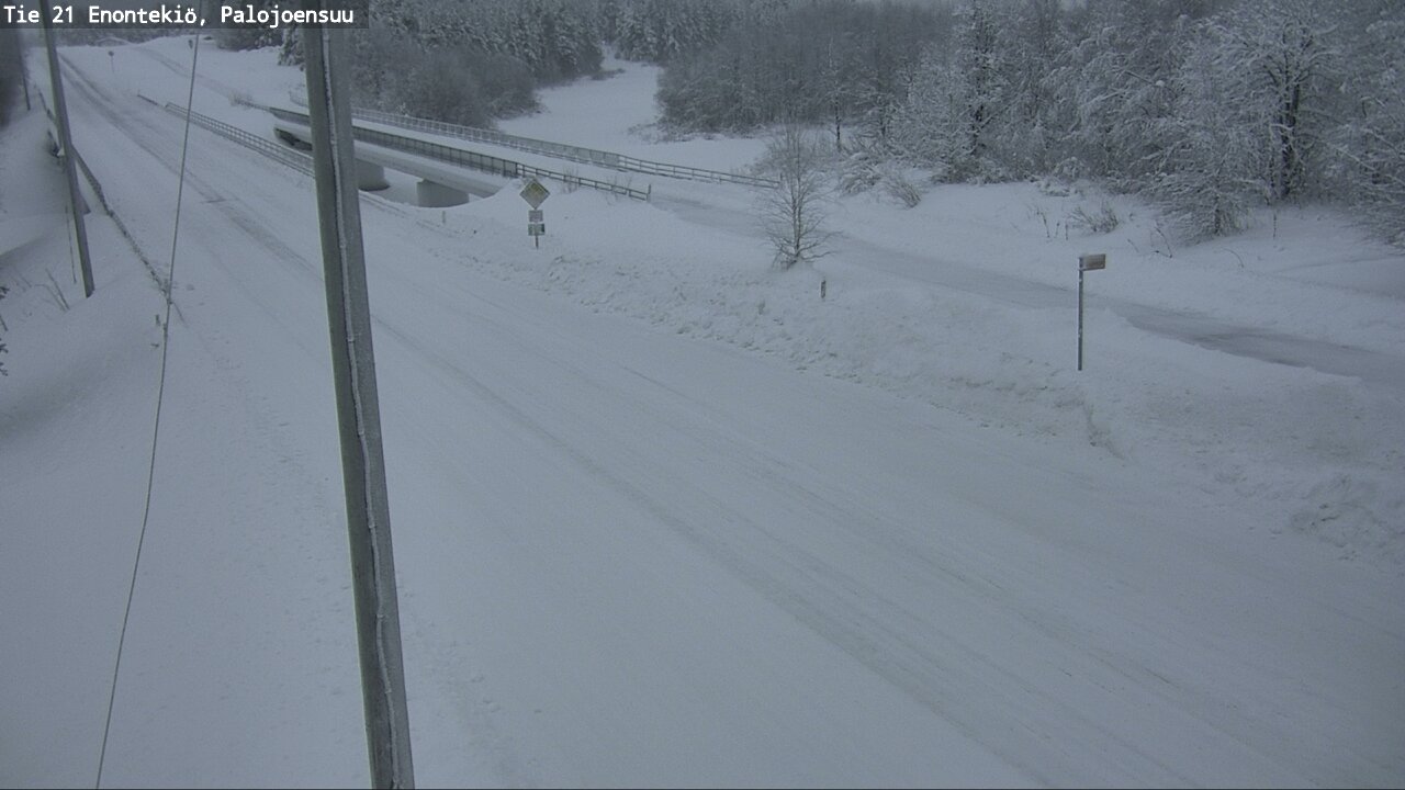 Weather Camera Image Väg 21 Enontekis, Palojoensuu, Enontekiö, Lappi