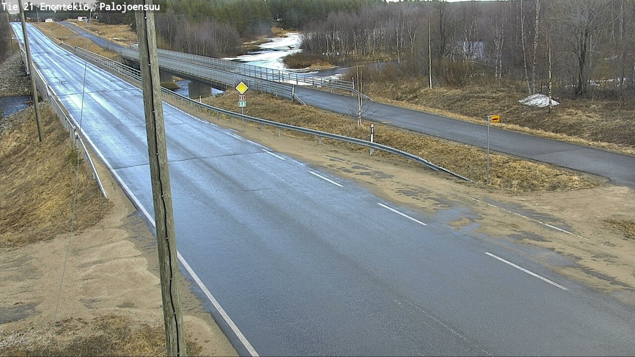 Weather Camera Image Road 21 Enontekiö, Palojoensuu, Enontekiö, Lappi