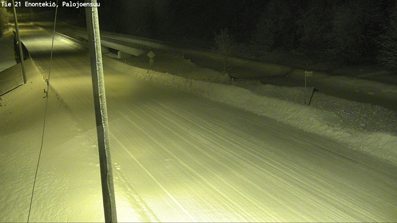 Weather Camera Image Väg 21 Enontekis, Palojoensuu, Enontekiö, Lappi