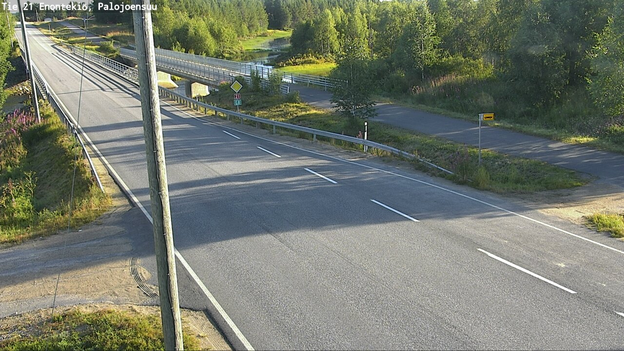 Weather Camera Image Road 21 Enontekiö, Palojoensuu, Enontekiö, Lappi