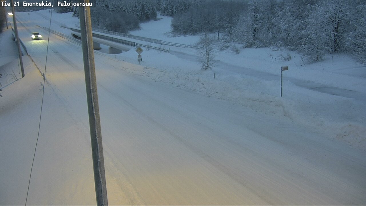 Weather Camera Image Väg 21 Enontekis, Palojoensuu, Enontekiö, Lappi