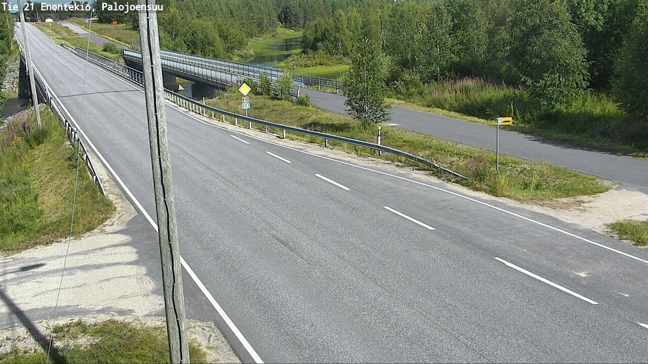 Weather Camera Image Väg 21 Enontekis, Palojoensuu, Enontekiö, Lappi