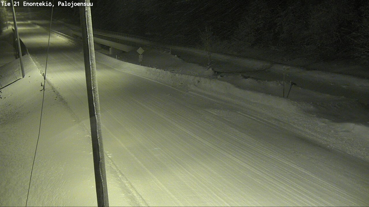 Weather Camera Image Väg 21 Enontekis, Palojoensuu, Enontekiö, Lappi