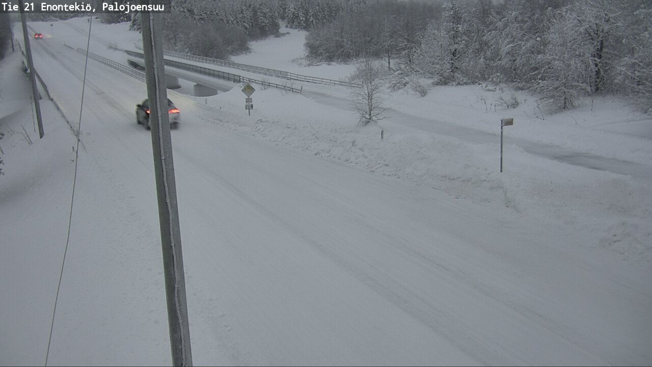 Weather Camera Image Väg 21 Enontekis, Palojoensuu, Enontekiö, Lappi
