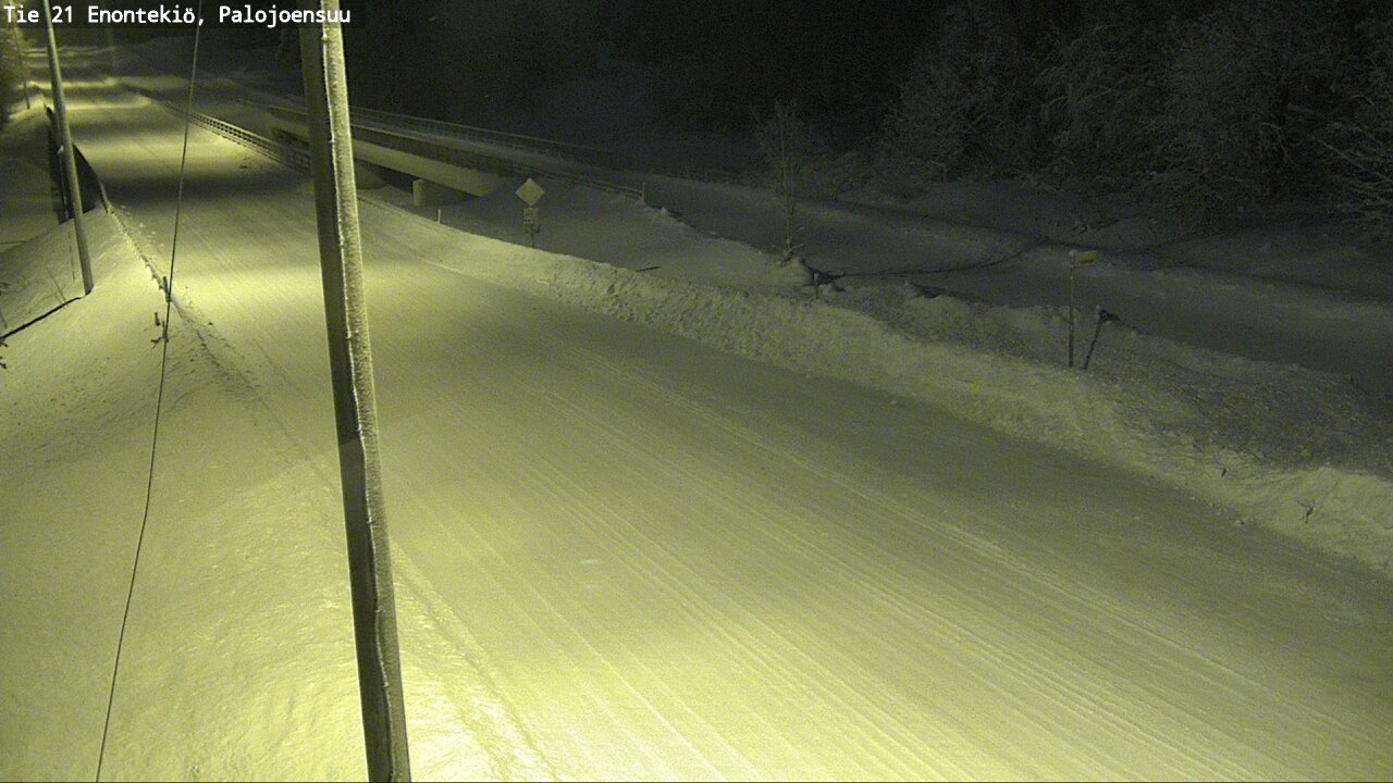 Weather Camera Image Väg 21 Enontekis, Palojoensuu, Enontekiö, Lappi