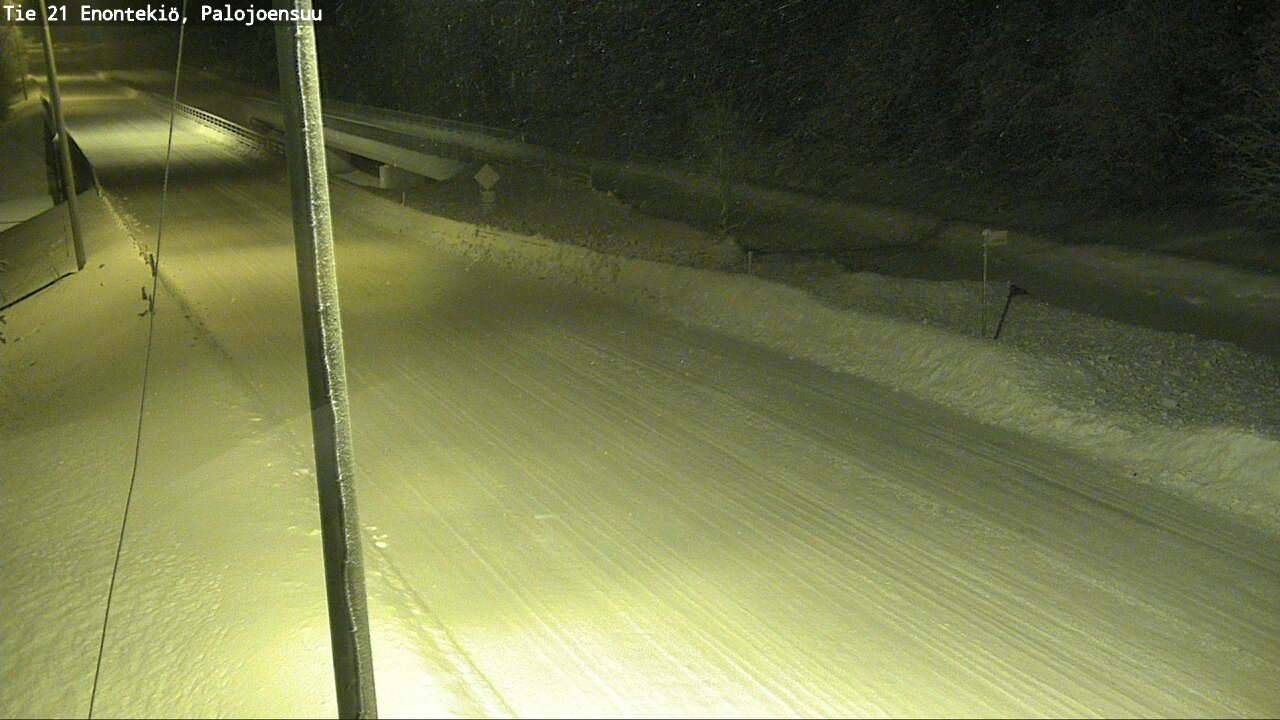 Weather Camera Image Väg 21 Enontekis, Palojoensuu, Enontekiö, Lappi