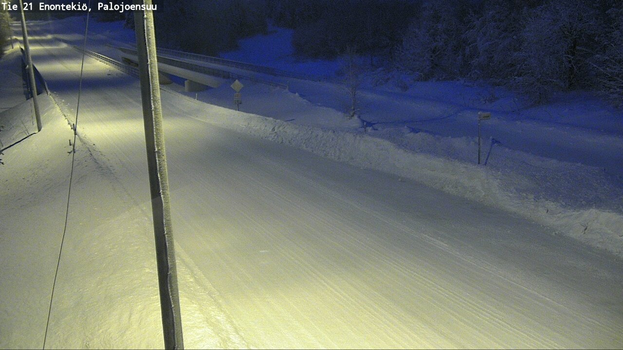 Weather Camera Image Väg 21 Enontekis, Palojoensuu, Enontekiö, Lappi