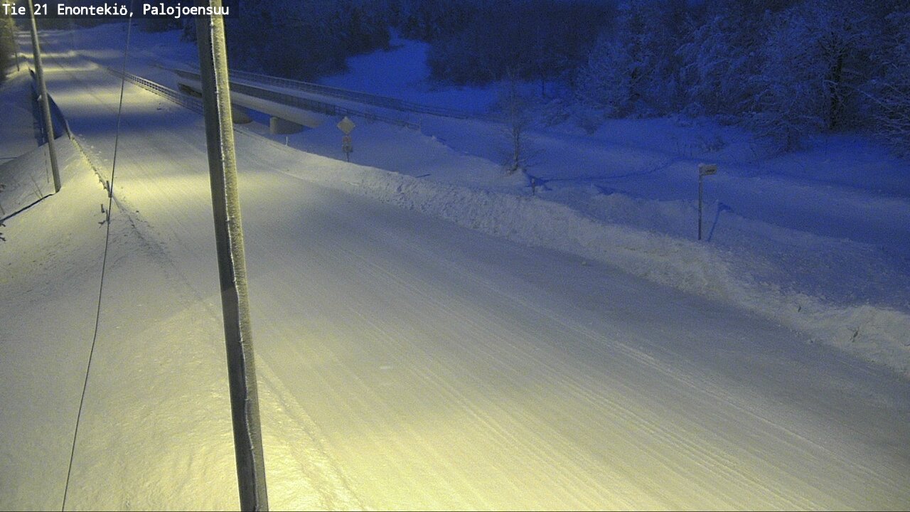 Weather Camera Image Väg 21 Enontekis, Palojoensuu, Enontekiö, Lappi