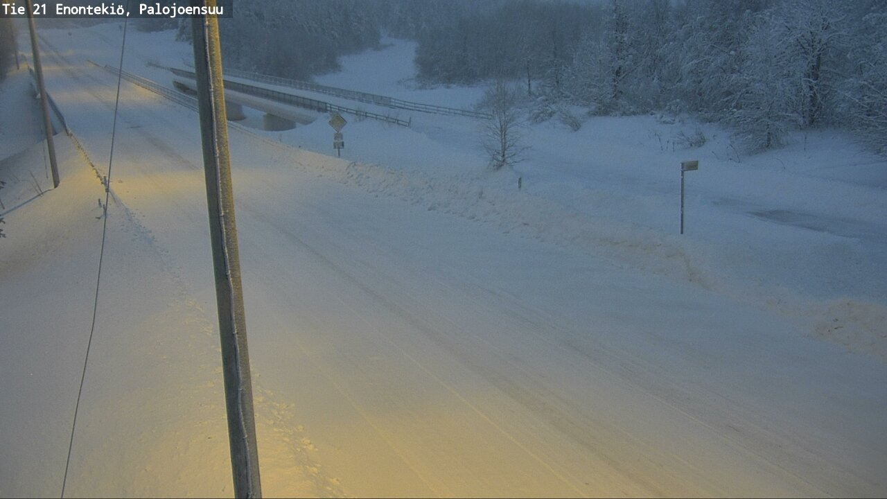 Weather Camera Image Väg 21 Enontekis, Palojoensuu, Enontekiö, Lappi