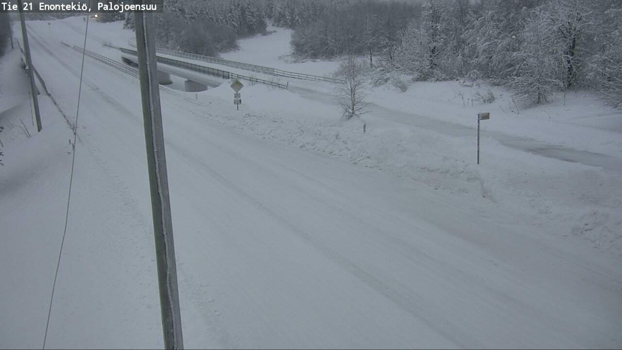 Weather Camera Image Väg 21 Enontekis, Palojoensuu, Enontekiö, Lappi
