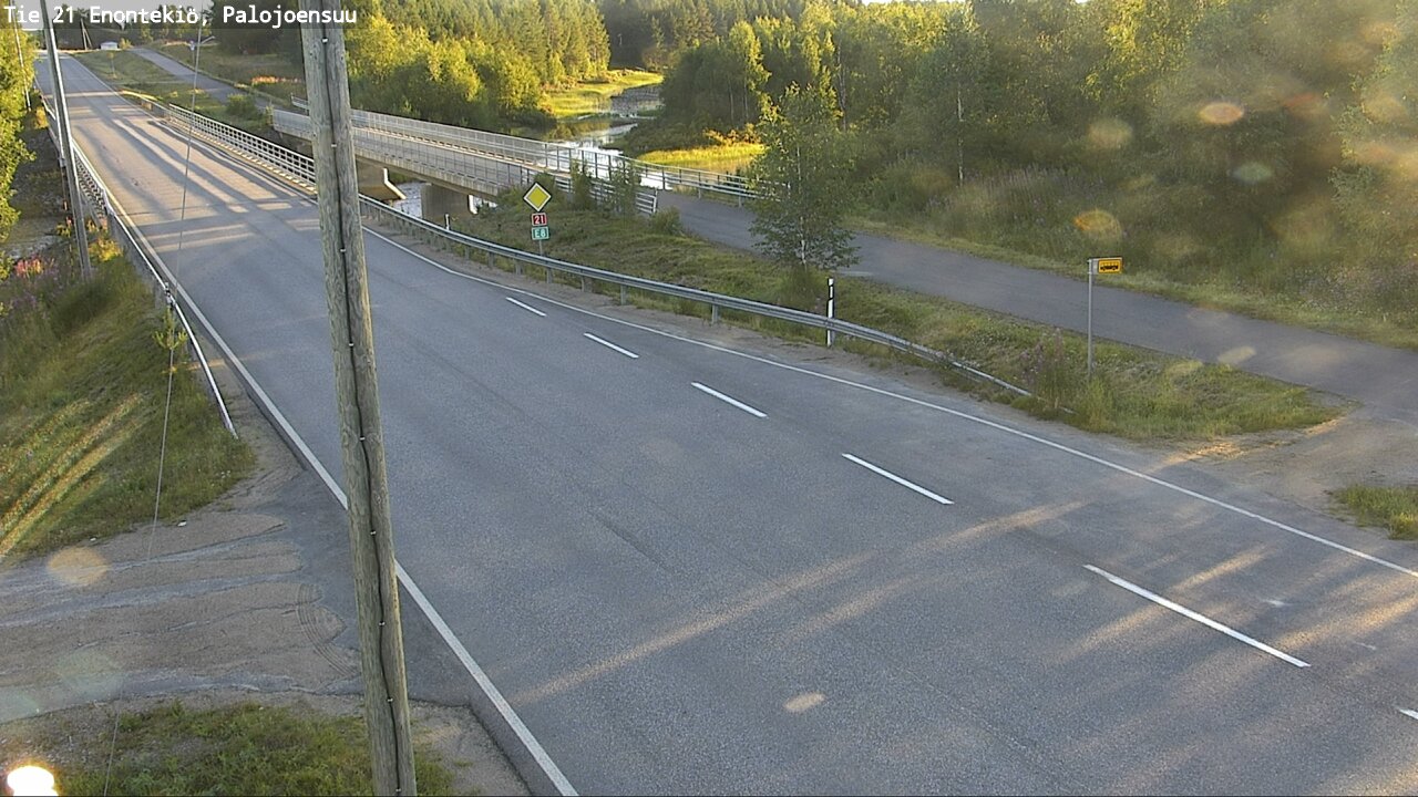 Weather Camera Image Väg 21 Enontekis, Palojoensuu, Enontekiö, Lappi