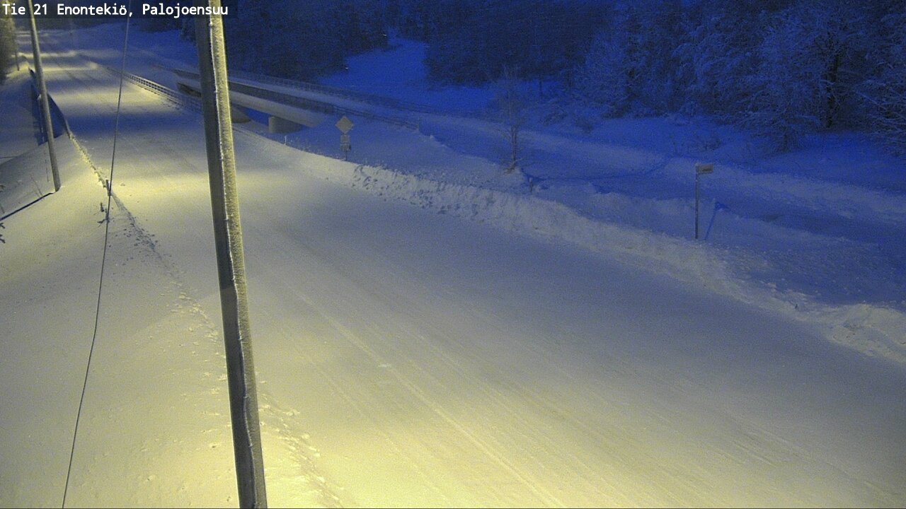 Weather Camera Image Väg 21 Enontekis, Palojoensuu, Enontekiö, Lappi