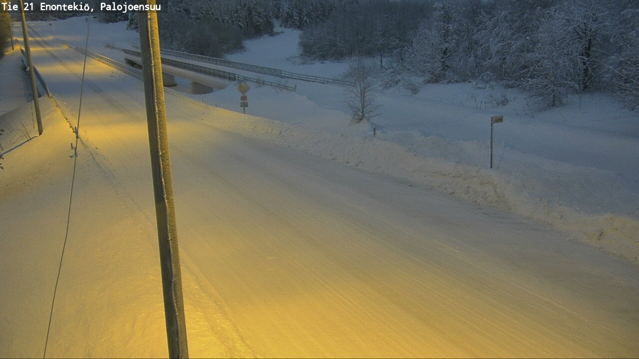 Weather Camera Image Väg 21 Enontekis, Palojoensuu, Enontekiö, Lappi