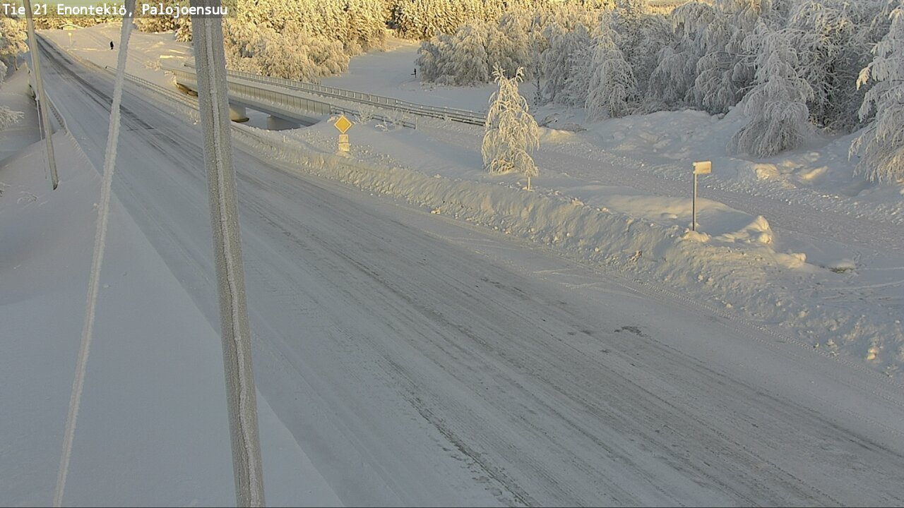 Weather Camera Image Väg 21 Enontekis, Palojoensuu, Enontekiö, Lappi