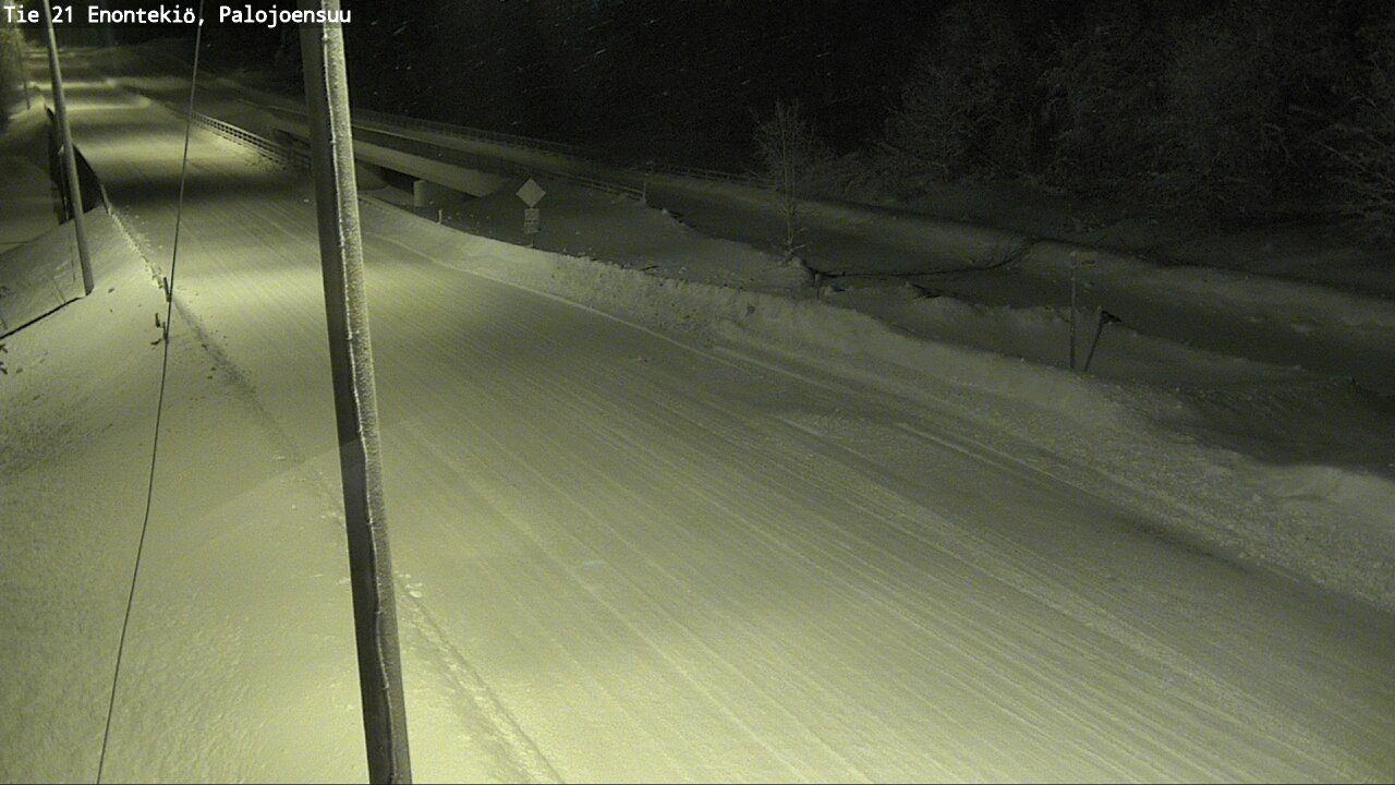 Weather Camera Image Väg 21 Enontekis, Palojoensuu, Enontekiö, Lappi