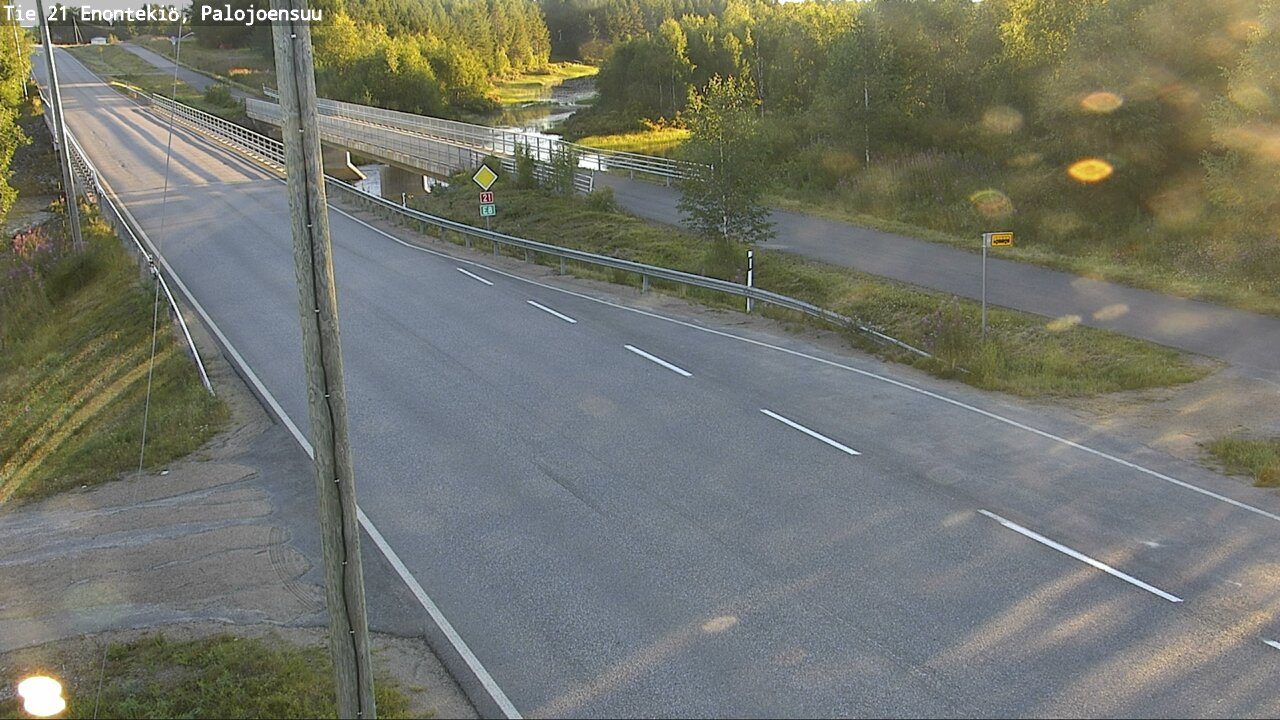 Weather Camera Image Väg 21 Enontekis, Palojoensuu, Enontekiö, Lappi