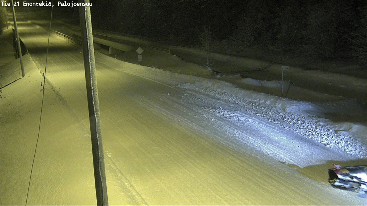 Weather Camera Image Väg 21 Enontekis, Palojoensuu, Enontekiö, Lappi
