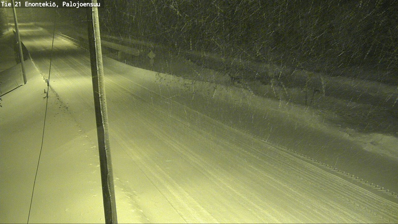 Weather Camera Image Väg 21 Enontekis, Palojoensuu, Enontekiö, Lappi