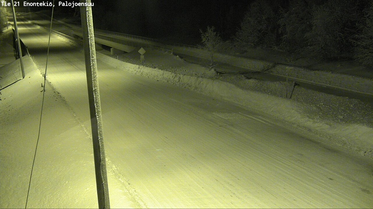 Weather Camera Image Väg 21 Enontekis, Palojoensuu, Enontekiö, Lappi