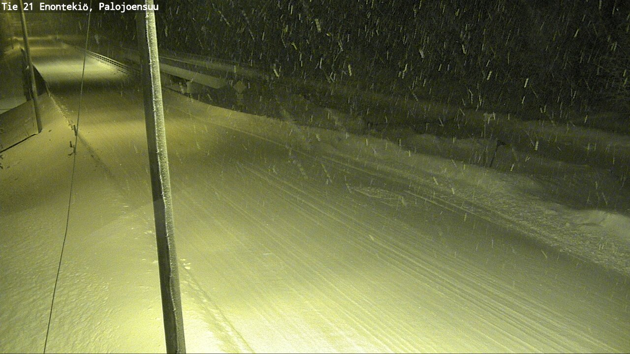 Weather Camera Image Väg 21 Enontekis, Palojoensuu, Enontekiö, Lappi