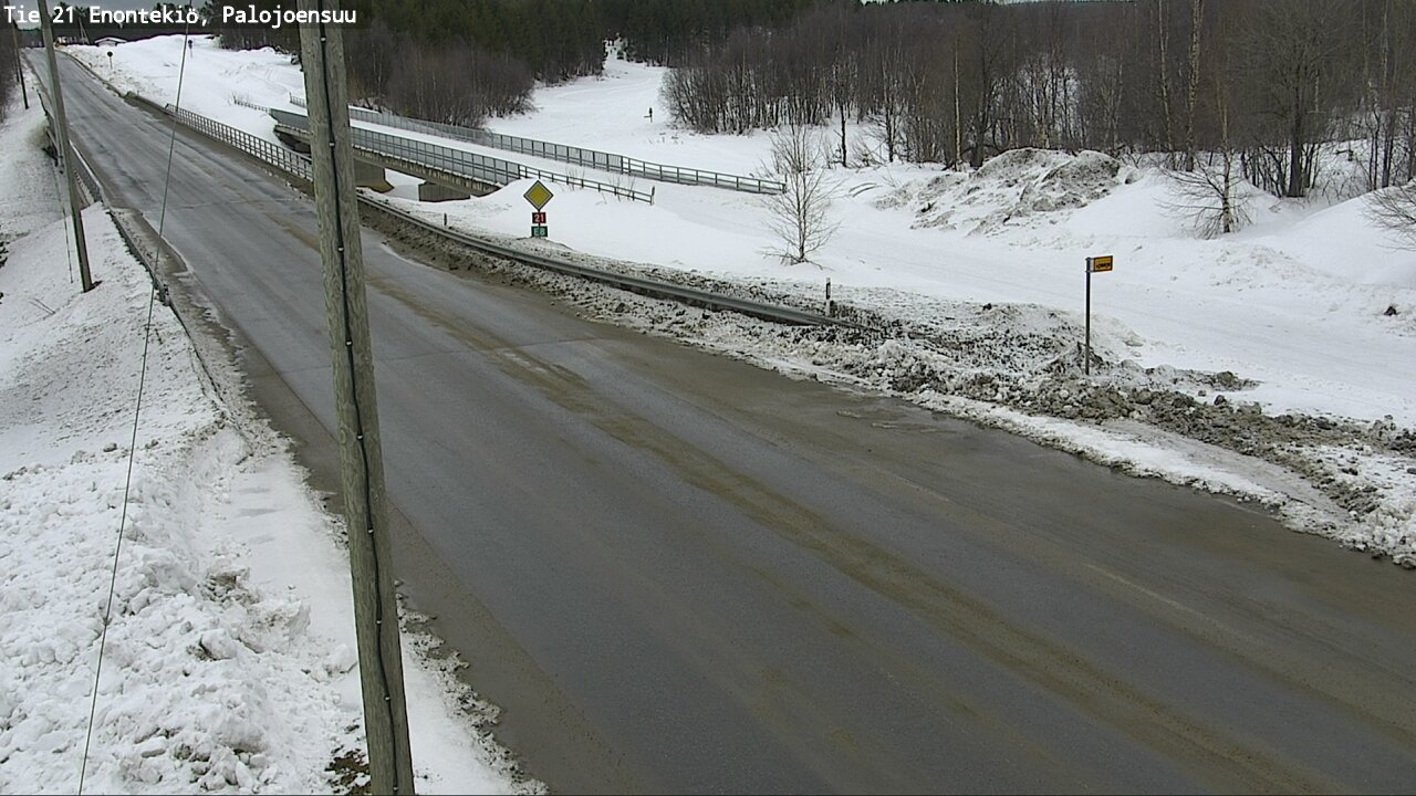 Weather Camera Image Road 21 Enontekiö, Palojoensuu, Enontekiö, Lappi