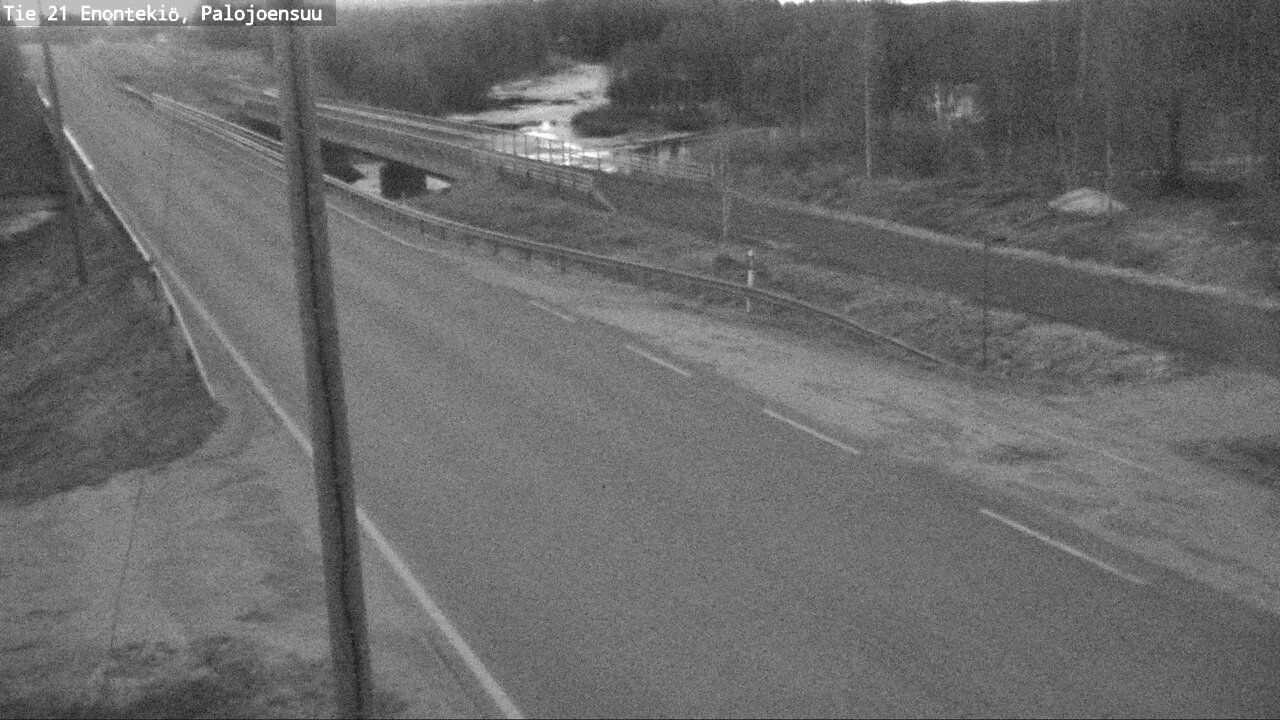 Weather Camera Image Road 21 Enontekiö, Palojoensuu, Enontekiö, Lappi