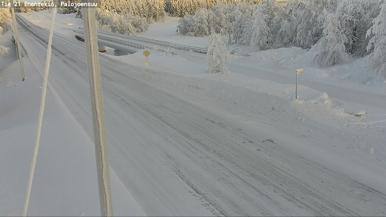 Weather Camera Image Väg 21 Enontekis, Palojoensuu, Enontekiö, Lappi