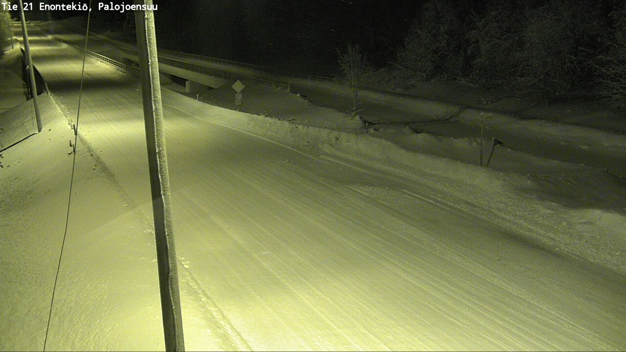 Weather Camera Image Väg 21 Enontekis, Palojoensuu, Enontekiö, Lappi
