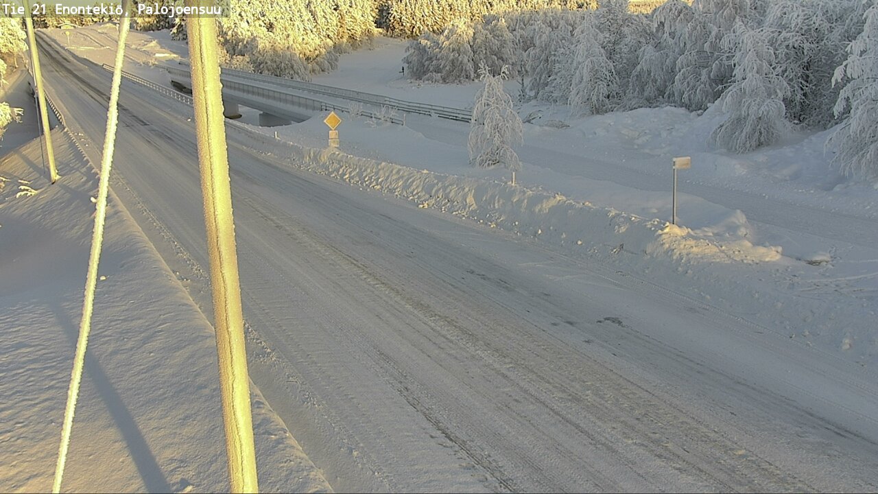 Weather Camera Image Väg 21 Enontekis, Palojoensuu, Enontekiö, Lappi