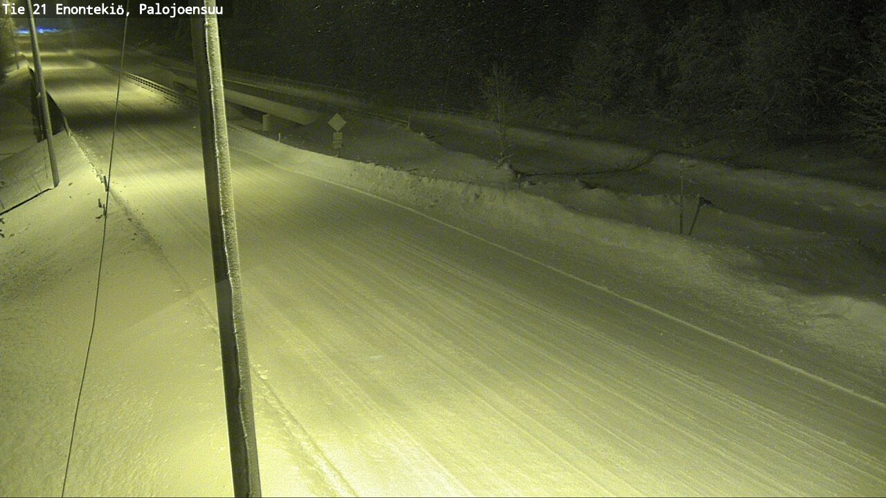 Weather Camera Image Väg 21 Enontekis, Palojoensuu, Enontekiö, Lappi